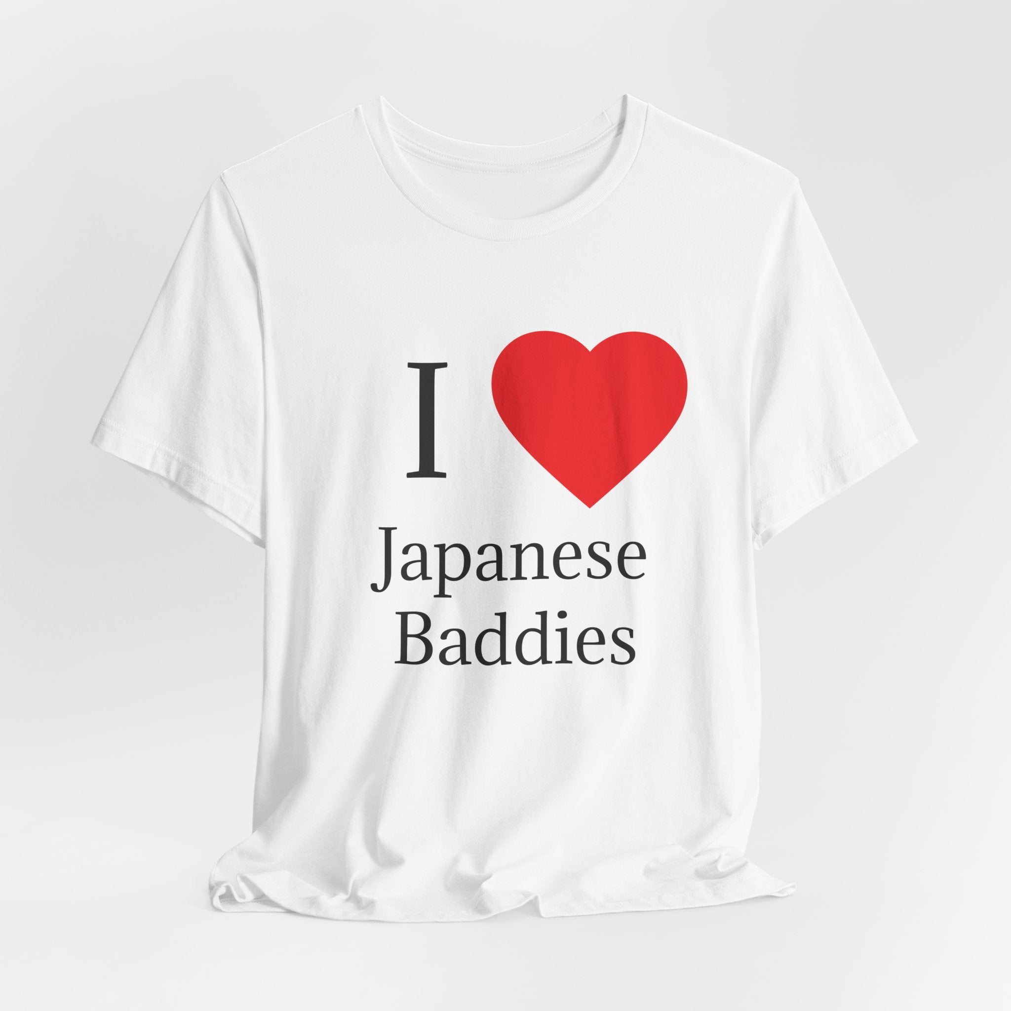 I HEART Japanese Baddies T-Shirt — Cute Japan Love Graphic Tee